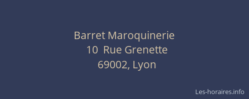 Barret Maroquinerie