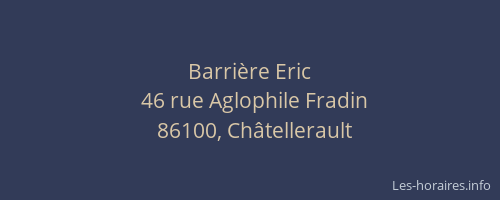 Barrière Eric