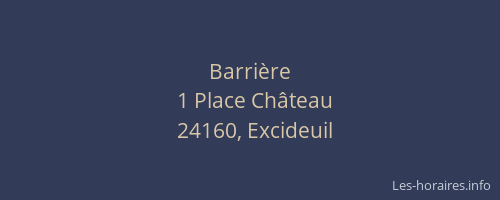 Barri&egrave;re