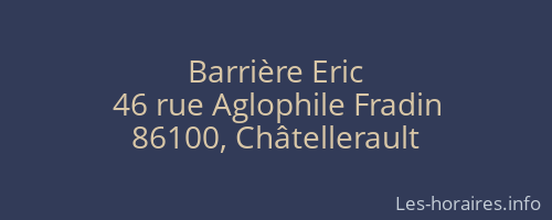 Barrière Eric