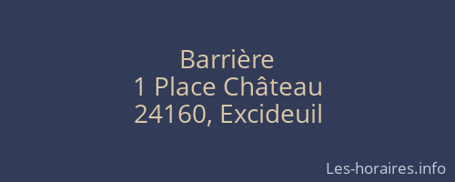 Barrière