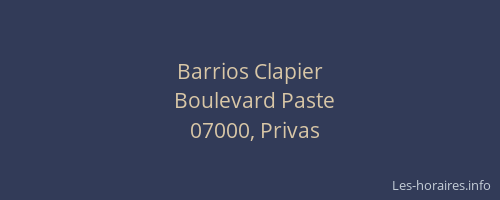 Barrios Clapier