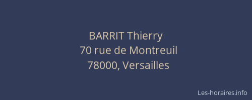 BARRIT Thierry