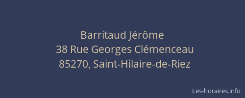 Barritaud Jérôme