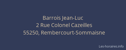 Barrois Jean-Luc