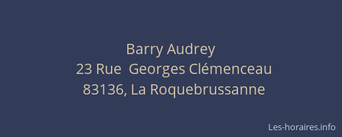 Barry Audrey