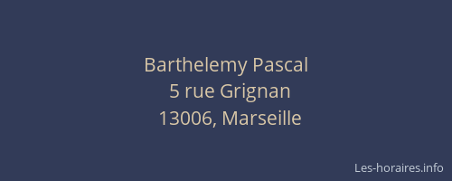 Barthelemy Pascal