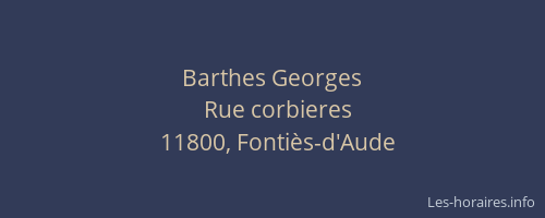 Barthes Georges