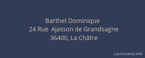 Barthet Dominique