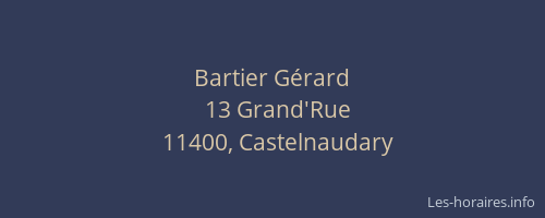 Bartier Gérard