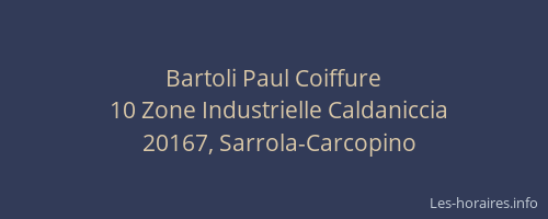 Bartoli Paul Coiffure