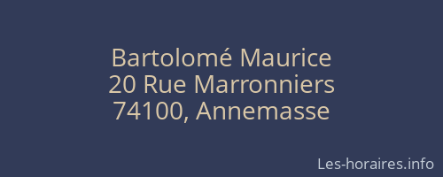 Bartolomé Maurice