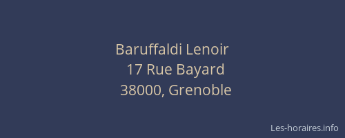 Baruffaldi Lenoir