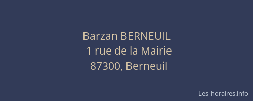 Barzan BERNEUIL