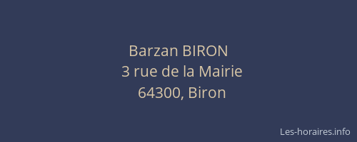 Barzan BIRON