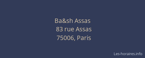 Ba&sh Assas
