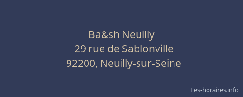 Ba&sh Neuilly