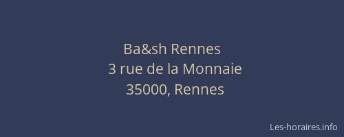 Ba&sh Rennes