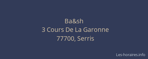 Ba&sh