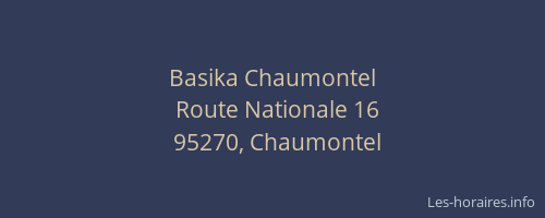 Basika Chaumontel