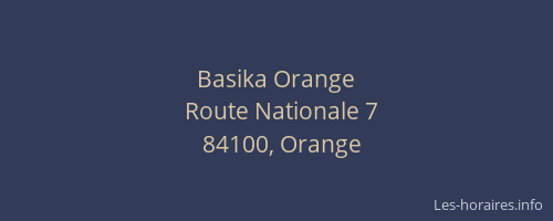 Basika Orange