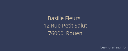 Basille Fleurs