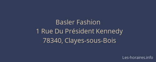 Basler Fashion
