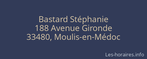 Bastard Stéphanie