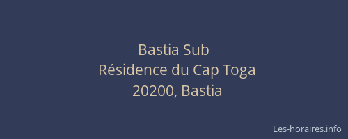 Bastia Sub