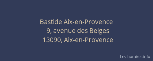 Bastide Aix-en-Provence
