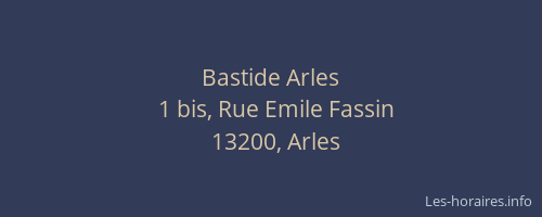 Bastide Arles