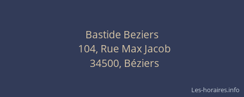 Bastide Beziers