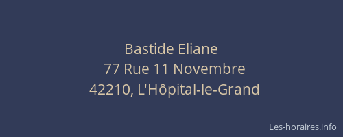 Bastide Eliane