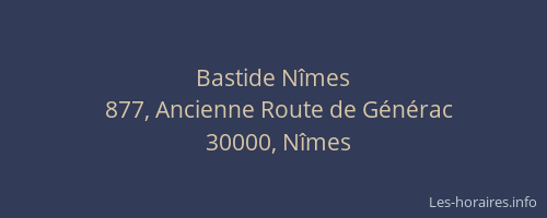 Bastide Nîmes