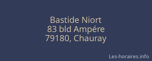 Bastide Niort