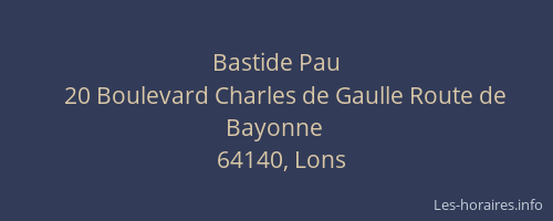 Bastide Pau
