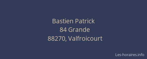 Bastien Patrick