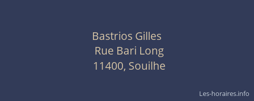 Bastrios Gilles