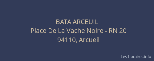 BATA ARCEUIL