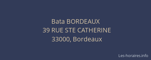 Bata BORDEAUX