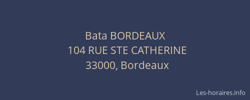 Bata BORDEAUX