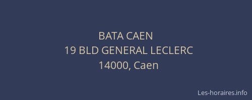 BATA CAEN