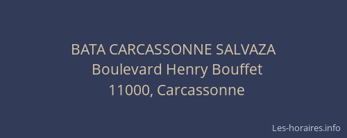 BATA CARCASSONNE SALVAZA