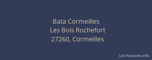 Bata Cormeilles
