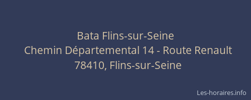 Bata Flins-sur-Seine
