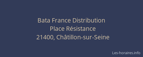 Bata France Distribution