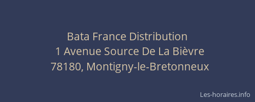 Bata France Distribution