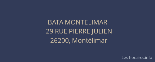 BATA MONTELIMAR
