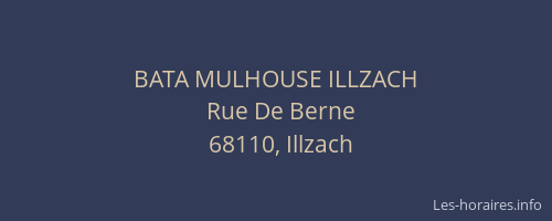 BATA MULHOUSE ILLZACH