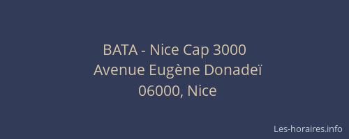 BATA - Nice Cap 3000